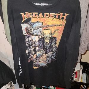 Megadeath long sleeve tee